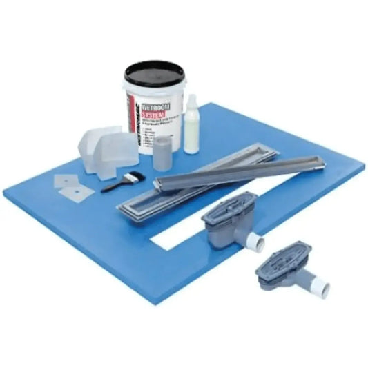 Maxxus Linear Drain Wetroom Kit (For Tiling) inc Tanking & Wetroom Drain 