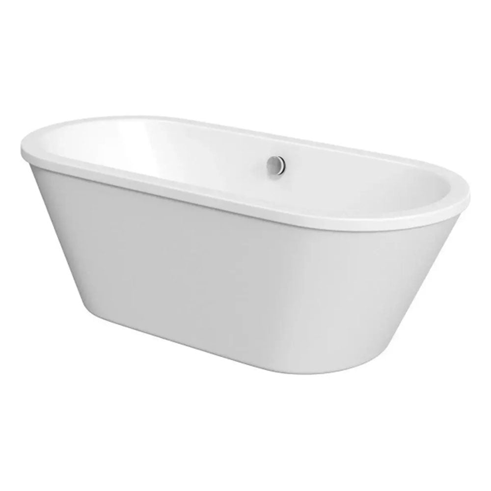 Omnia Freestanding Bath, White, 1700 x 755mm image 3