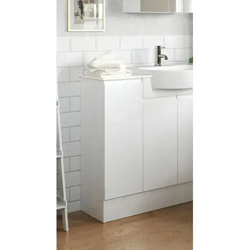 Padma 900 x 330mm Base End Panel - White Gloss