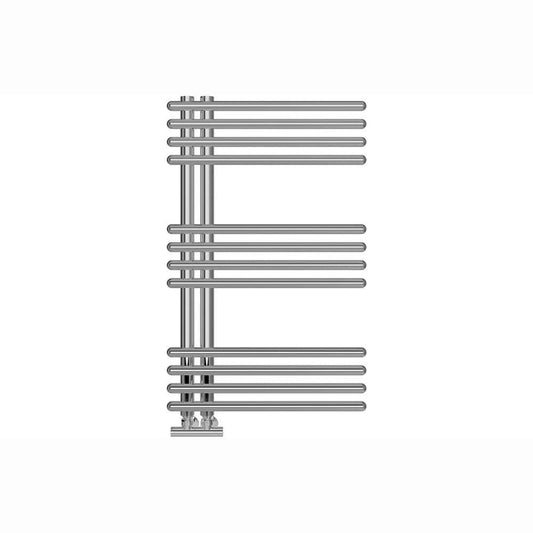 Rhondi 50 Designer Round Ladder Radiator 500 x 800, Chrome image