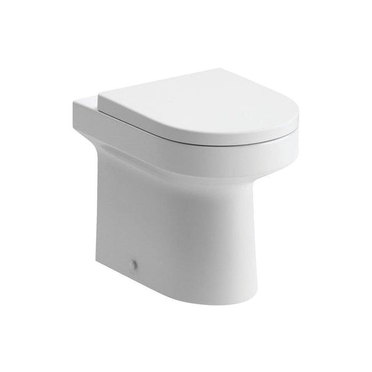 Serpens Back To Wall Comfort Height Toilet Inc Soft Close Seat image