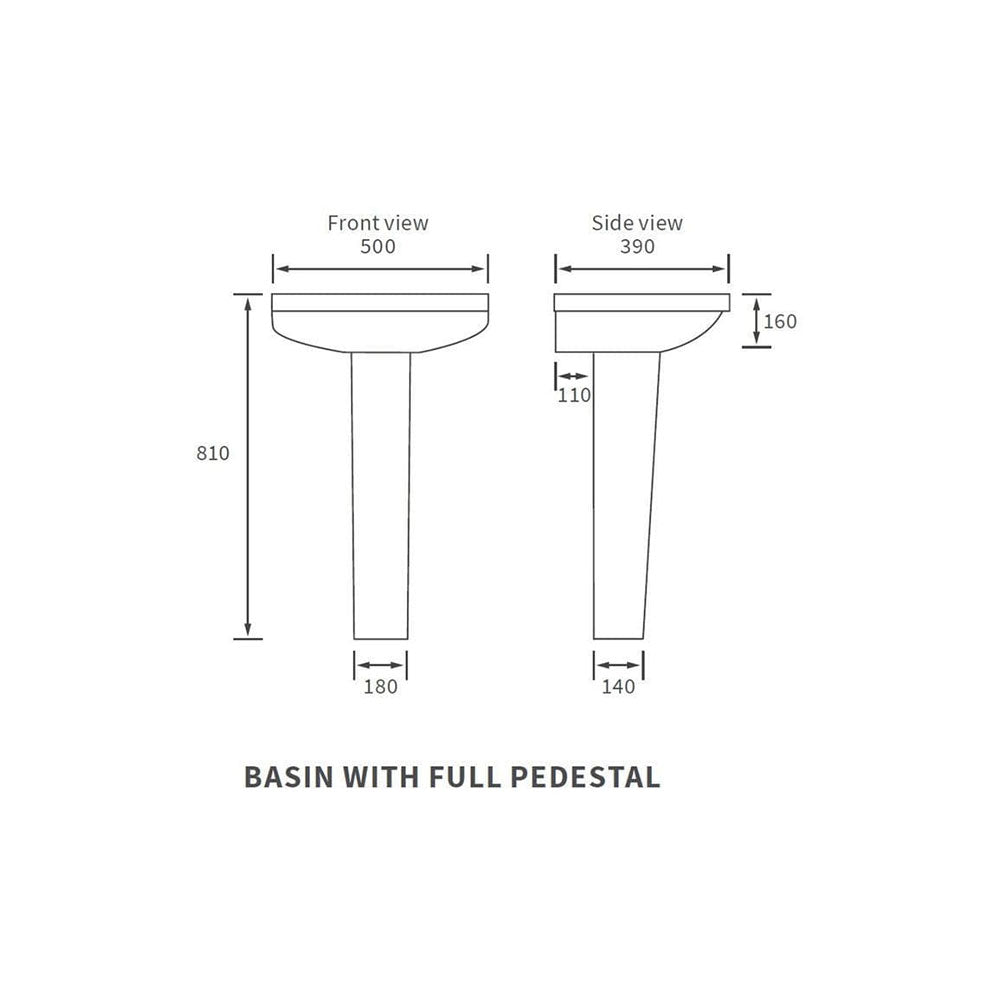 Serpens Brushed Brass Full Bathroom Suite with Taps and Waste image 10