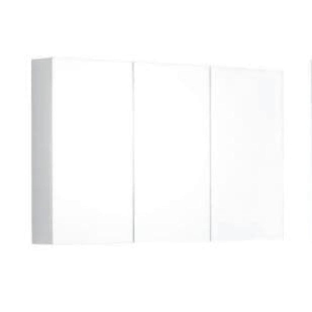Stockholm Waterproof 1200mm Mirrored Cabinet White 3