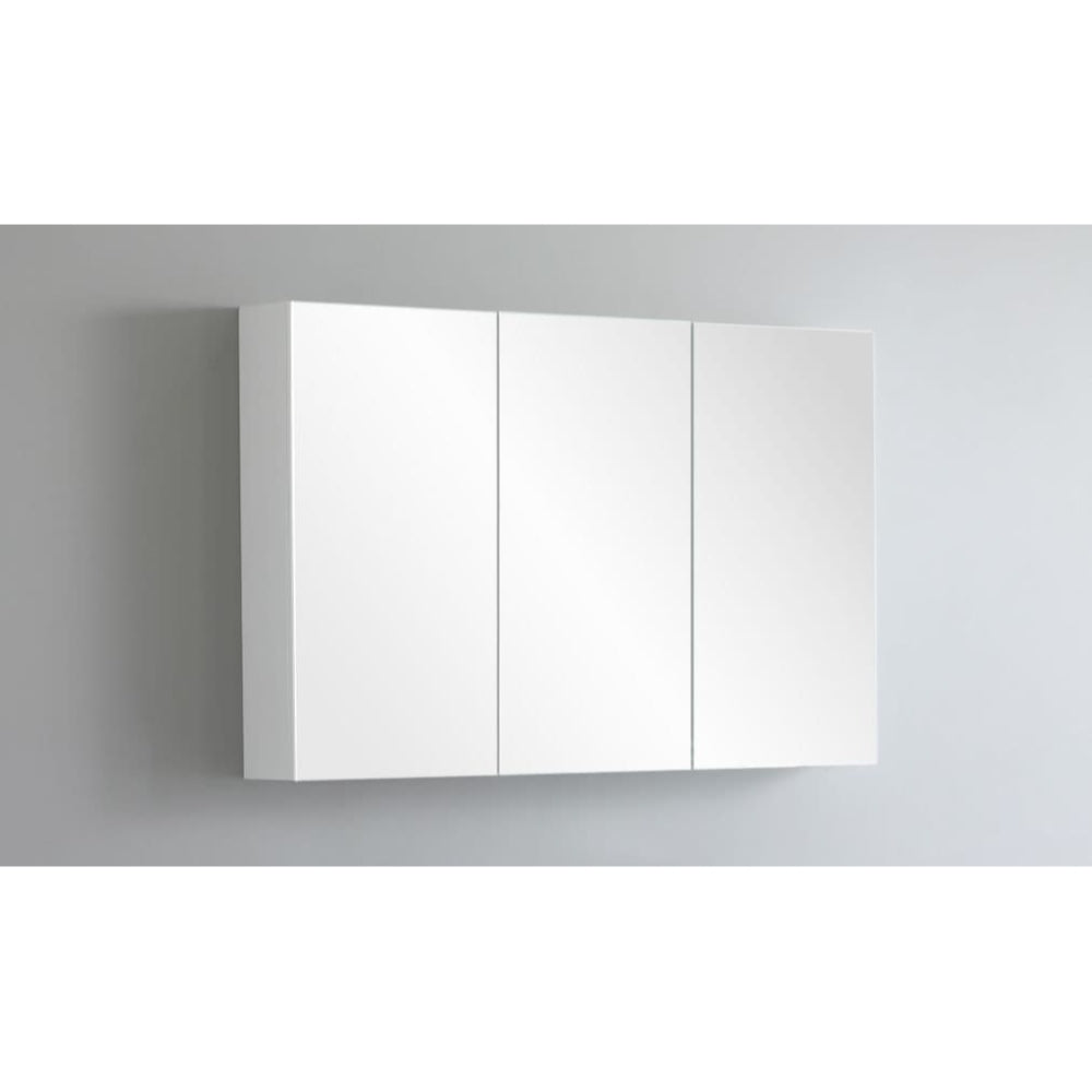 Stockholm Waterproof 1200mm Mirrored Cabinet White 1
