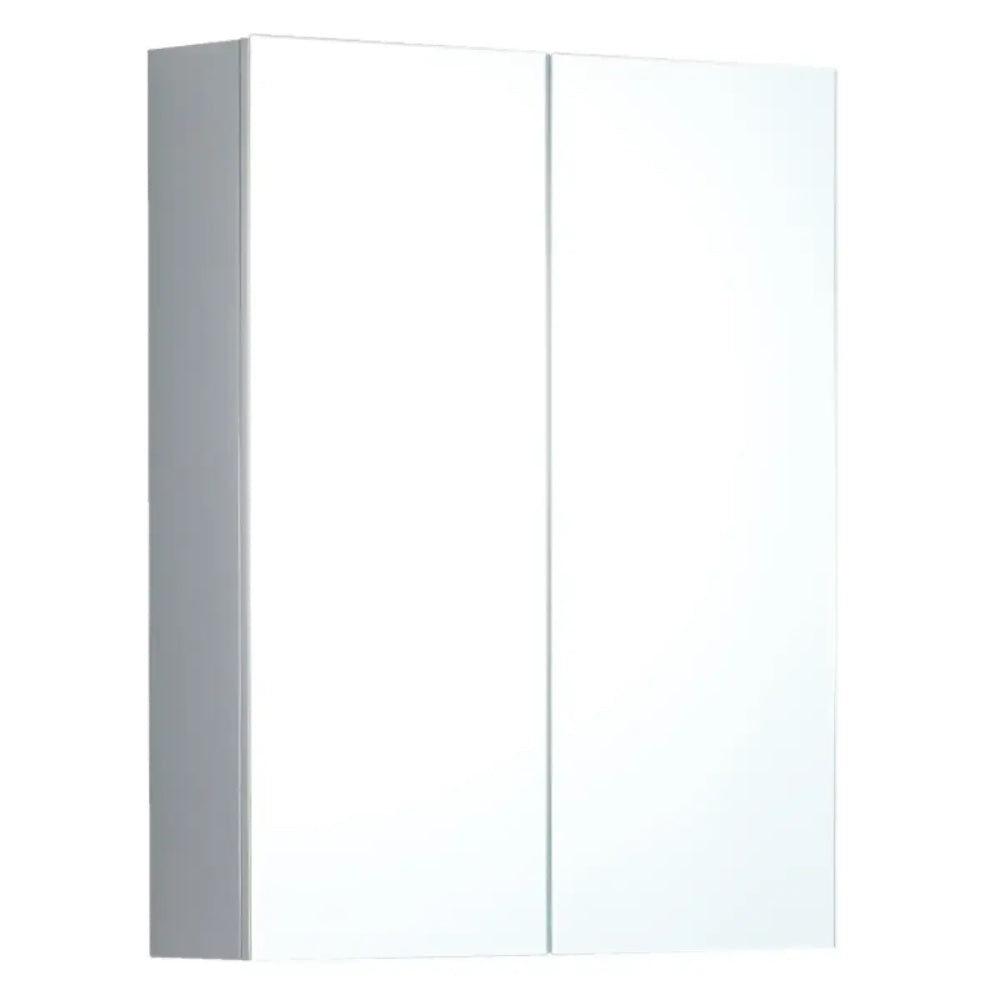 Stockholm Waterproof 600mm Mirrored Cabinet Light Grey 1
