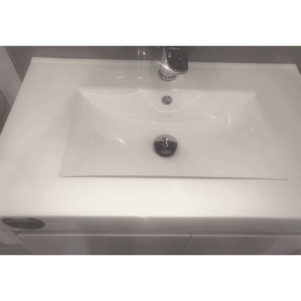 Stockholm Waterproof 750mm Vanity Unit Light Grey 5