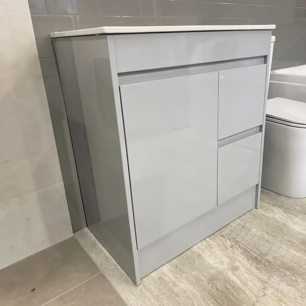 Stockholm Waterproof 750mm Vanity Unit Light Grey 8