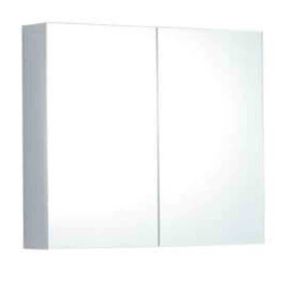 Stockholm Waterproof 900mm Mirrored Bathroom Cabinet Light Grey 3