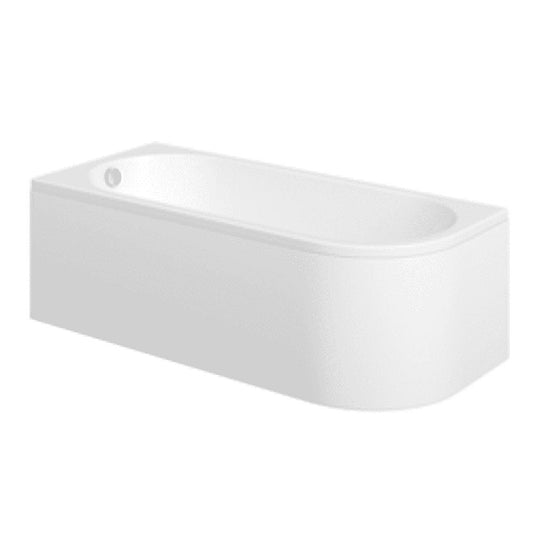 Swept Back To Wall Corner Bath, 1500mm x 725mm, Left or Right Handed image