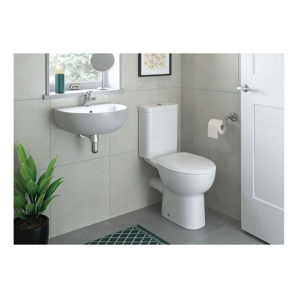 Tengri Cloakroom Basin With Black Bottle Trap image 1