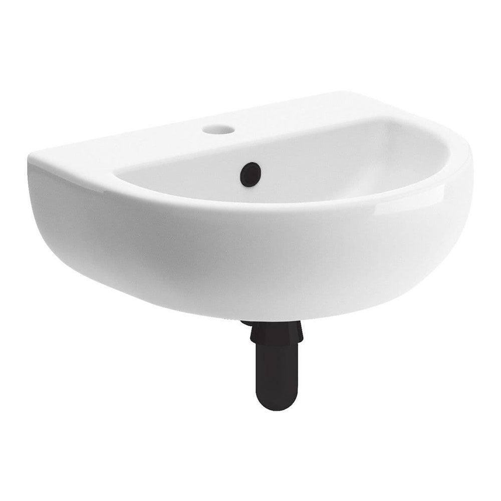 Tengri Cloakroom Basin With Black Bottle Trap image