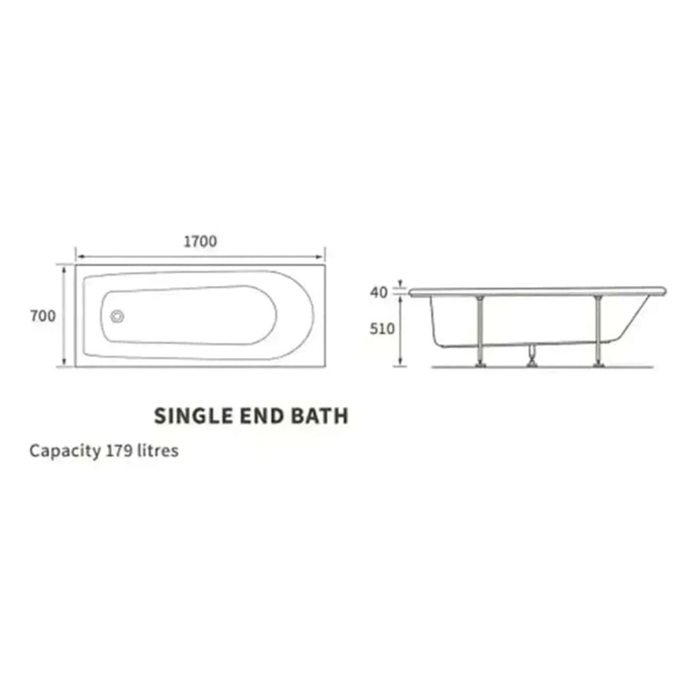 Visione Vanity and Toilet Unit Bathroom Suite with Bath Screen and Dual Shower image 13