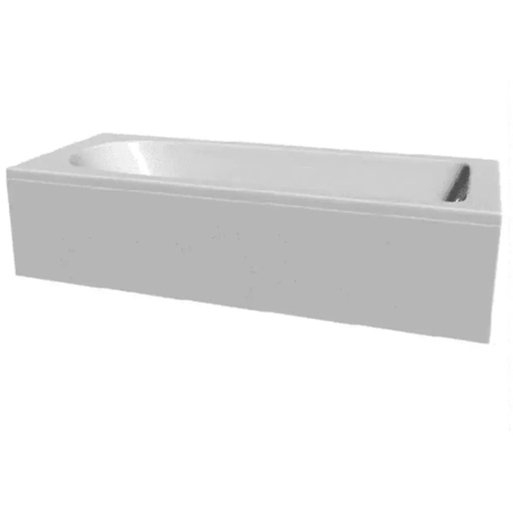 Visione Vanity and Toilet Unit Bathroom Suite with Bath Screen and Dual Shower image 2