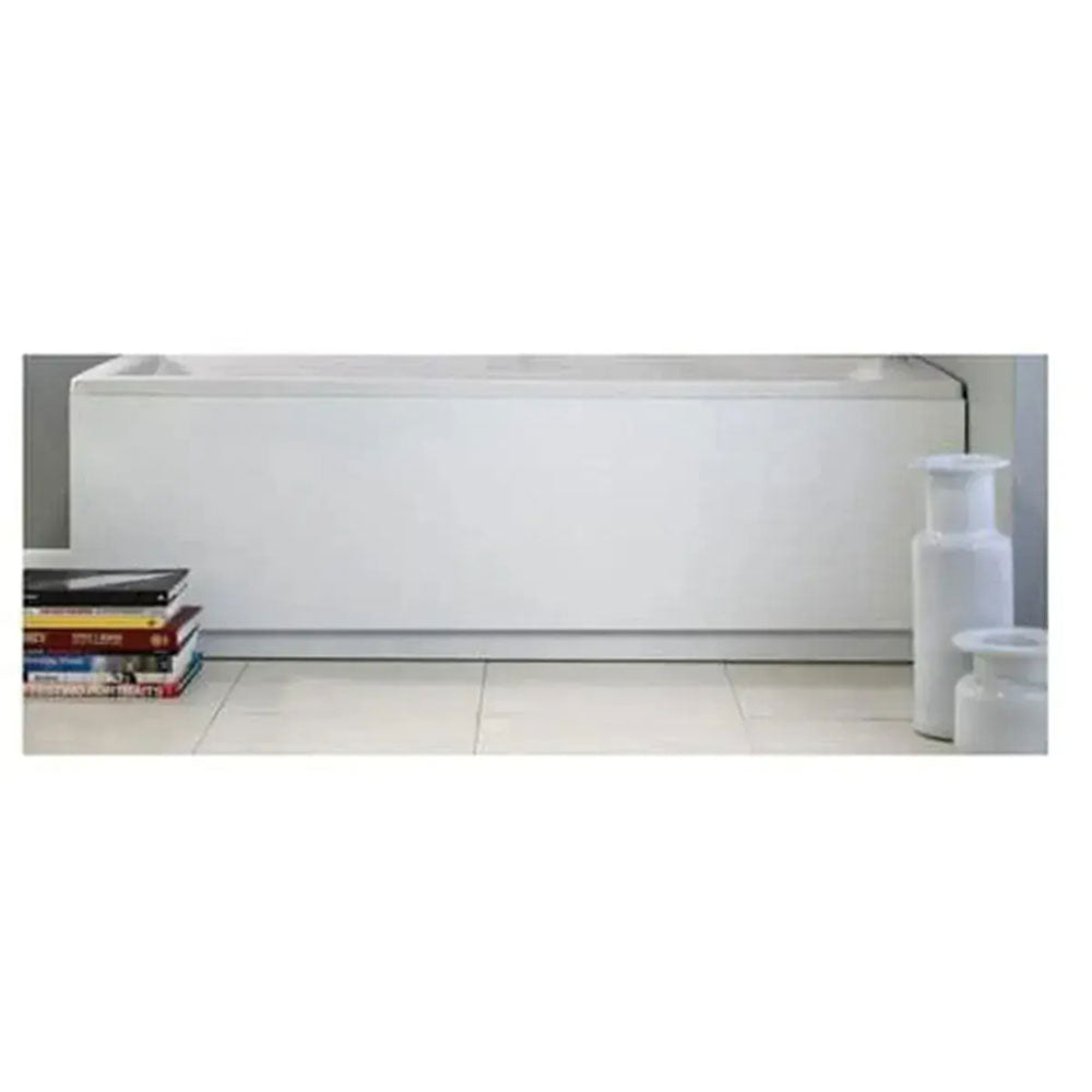 Visione Vanity and Toilet Unit Bathroom Suite with Bath Screen and Dual Shower image 3